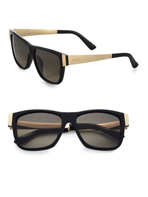 gucci 55 mm flip sunglasses|Gucci men's square frame sunglasses.